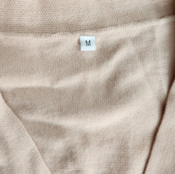 Long Sleeves Color Block Sweater Cardigan - Picture 3 of 3